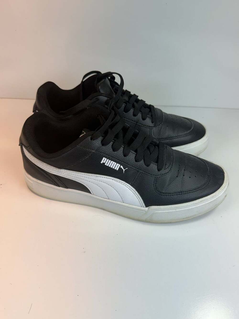 Puma Caven Black White Sneakers 395193-03